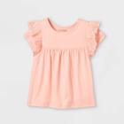 Toddler Girls' Eyelet Short Sleeve Blouse - Cat & Jack