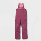 Kids' Sport Snow Bib With 3m Thinsulate Insulation - All In Motion Maroon