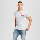 Men's Texas Flag Short Sleeve Crew Neck T-shirt - Awake - Gray