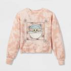 Lucas Girls' Star Wars: The Mandalorian The Child Sweatshirt - Pink
