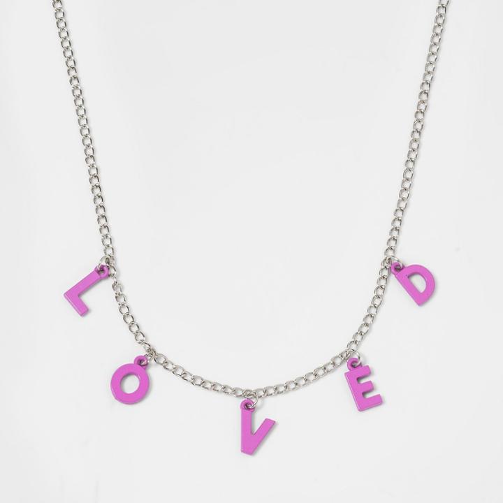 Girls' 'love' Statement Necklace - Cat & Jack Pink