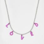 Girls' 'love' Statement Necklace - Cat & Jack Pink