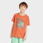 Boys' Short Sleeve Komodo Dragon Bot Graphic T-shirt - Cat & Jack Orange
