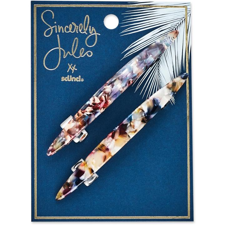 Sincerely Jules By Scunci Sincerely Jules By Scnci Stone Barrettes - 2pk, Kids Unisex,