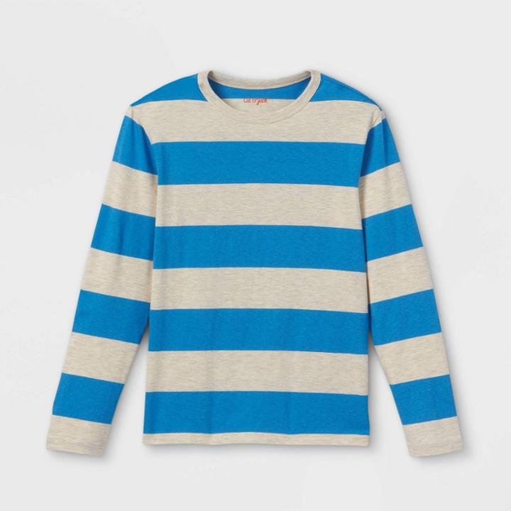 Boys' Rugby Striped Long Sleeve T-shirt - Cat & Jack