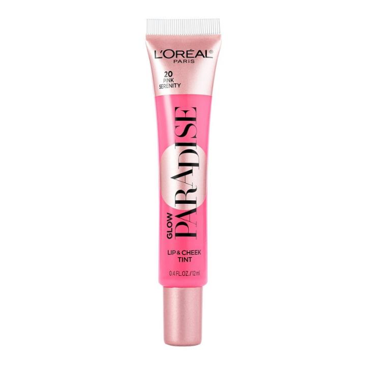 L'oreal Paris Glow Paradise Lip And Cheek Tint - Pink Serenity