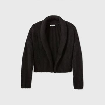 Women's Shawl Cardigan - Prologue Black