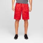 Men's Circuit Shorts - C9 Champion Ripe Red Erosion With Dots