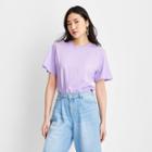 Women's Short Sleeve Everyday Bodysuit - Future Collective With Gabriella Karefa-johnson Lavender Xxs, Purple