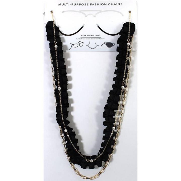 No Brand 3pk Adult Multi-use Lanyard - Gold/pearl/black