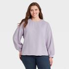 Women's Plus Size Sweatshirt - Universal Thread Violet