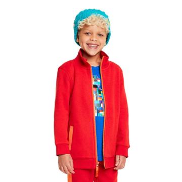 Kids' Track Zip-up Sweatshirt - Lego Collection X Target Red