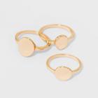 Stackable Signature Rings 3pc - A New Day Gold,