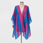 Ev Lgbt Pride Pride Gender Inclusive Striped Bisexual Flag Ruana Scarf, Adult Unisex,