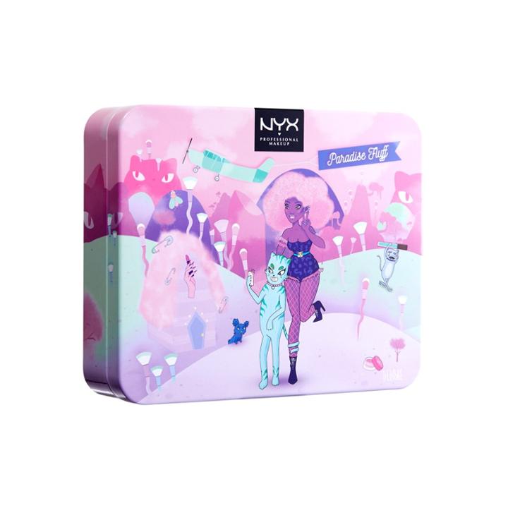 Nyx Professional Makeup Cotton Candy Shadow Liner Set Paradise Fluff