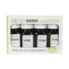 Aura Cacia Discover Essential Oils Kit - 4ct/0.25 Fl Oz, Adult Unisex
