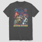 Men's Star Wars Vader Grab Short Sleeve Graphic T-shirt - Charcoal Gray