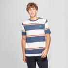 Junk Food Men's Atari Short Sleeve Striped T-shirt - Wild Blue