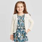 Toddler Girls' Crochet Tassel Cardigan - Art Class Cream 12m, Toddler Girl's, Beige