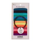 Scünci Scunci Bright Elastics With Holder - 40ct, Multicolor Rainbow