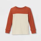 Toddler Boys' Thermal Long Sleeve T-shirt - Cat & Jack Orange