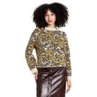 Women's Animal Print Crewneck Pullover Sweater - Rachel Comey X Target Cream Xxs, Ivory