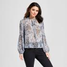 Women's Cropped Pullover Sweater - Xhilaration Blue