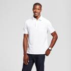 Men's Standard Fit Short Sleeve Solid Jersey Polo Shirt - Goodfellow & Co White