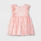 Baby Girls' Bunny Dew Drop Dress - Cat & Jack Pink Newborn, Girl's