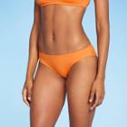 Women's Medium Coverage Hipster Bikini Bottom - Kona Sol Zest Orange