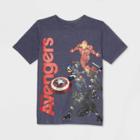 Petiteboys' Short Sleeve Marvel Avengers Side Dash T-shirt - Blue
