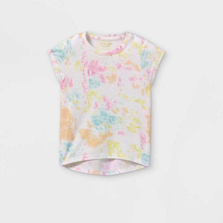 Grayson Mini Toddler Girls' Tie-dye Short Sleeve T-shirt