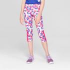 Girls' Ruffle Printed Capri Leggings - C9 Champion Dot Multi Print