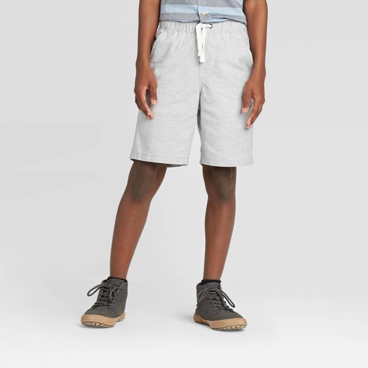 Boys' Pull-on Shorts - Cat & Jack Gray M, Boy's,