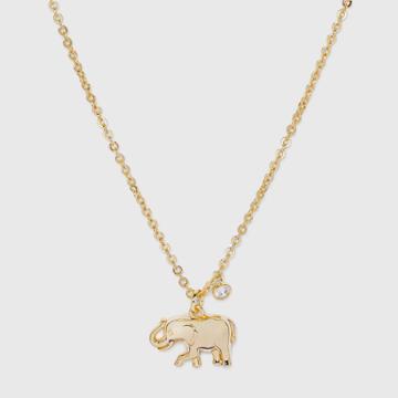 Beloved + Inspired Silver Plated Elephant Necklace