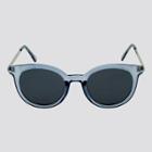 Women's Crystal Round Sunglasses - A New Day Gray