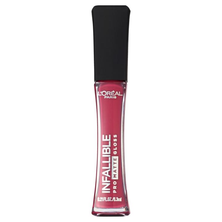 L'oreal Paris Infallible Pro-matte Gloss 312 Rouge Envy - .21 Fl Oz, Rouge Envy