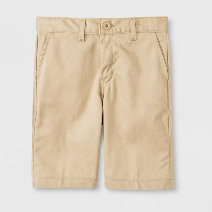 Dickies Boys' Slim Fit Flat Front Shorts - Desert Sand 12, Boy's, Desert Brown