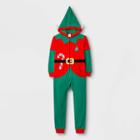 Kids' Elf Pajama Jumpsuit - Cat & Jack Red