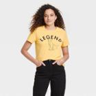 The Lion King Women's Mother's Day Disney Lion King Legend Short Sleeve Graphic T-shirt - Yellow