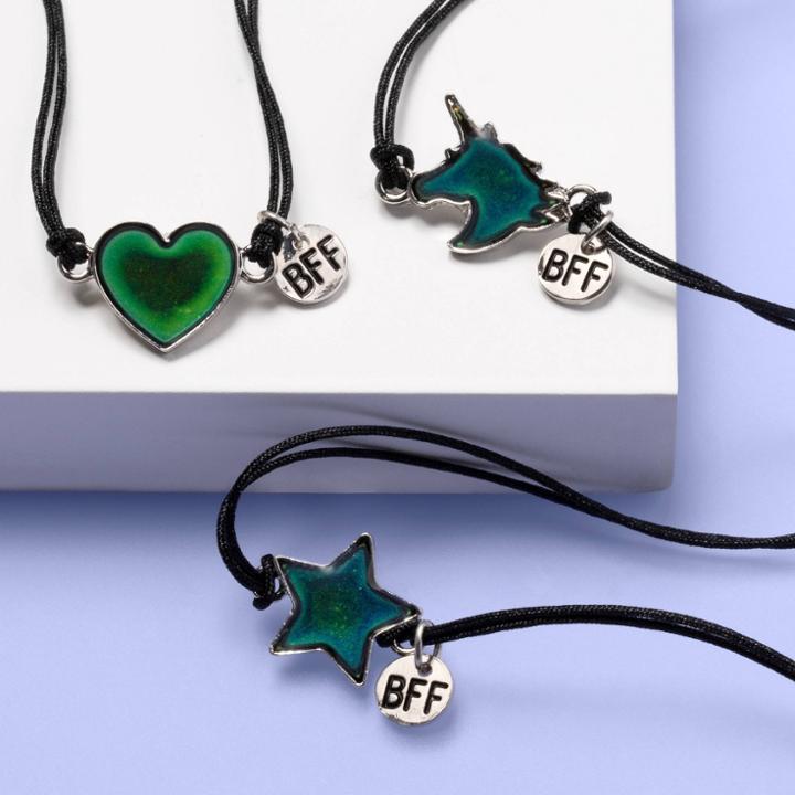 More Than Magic Girls' 3pk Bff Mood Changing Bracelets - More Than