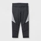 Girls' Polka Dot Capri Leggings - C9 Champion Black
