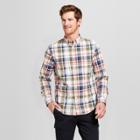 Men's Standard Fit Long Sleeve Northrop Button-down Shirt - Goodfellow & Co Aloe