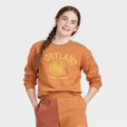Kids' Oversized Sweatshirt - Art Class Burnt Orange
