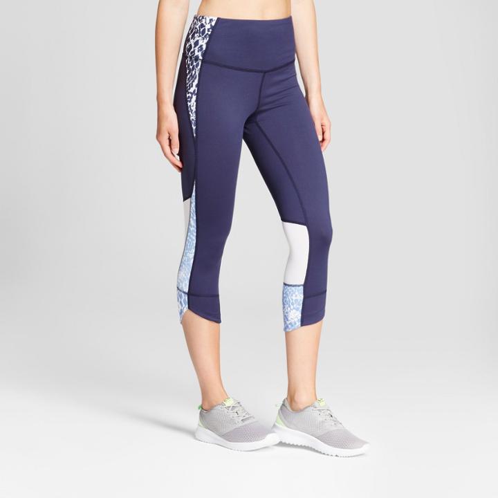 Women's Freedom High Waist Snakebite Leggings - C9 Champion Plaster Blue/white