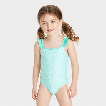 Toddler Girls' Tree One Piece Swimsuit - Cat & Jack Green