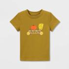 Toddler Boys' Pizza Bike Short Sleeve Graphic T-shirt - Cat & Jack Olive Green