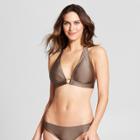 Mossimo Women's Ring Halter Triangle Bikini Top - Hot Chocolate - D/dd Cup -