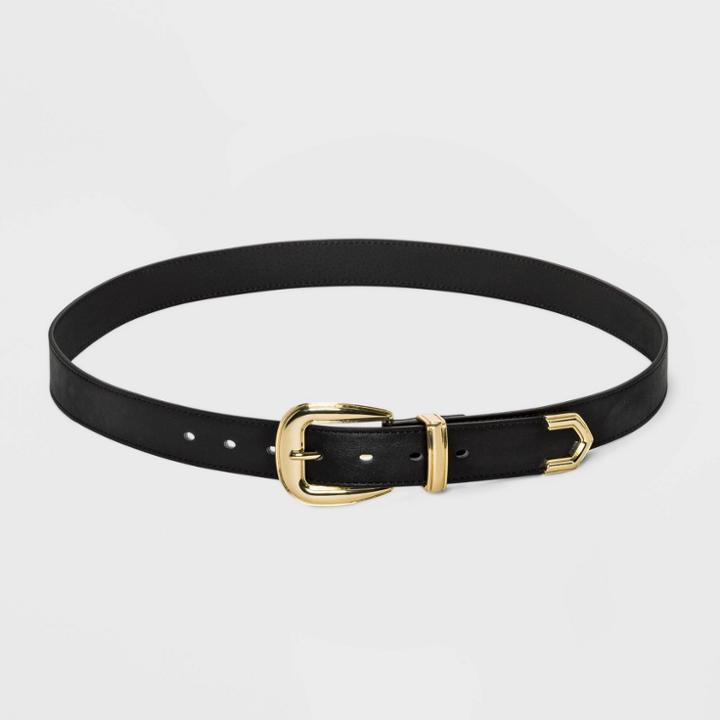 Women's Plus Size 3pc Set Belt - Ava & Viv Black
