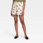 Women's High-rise Paperbag Shorts - Who What Wear Cream
